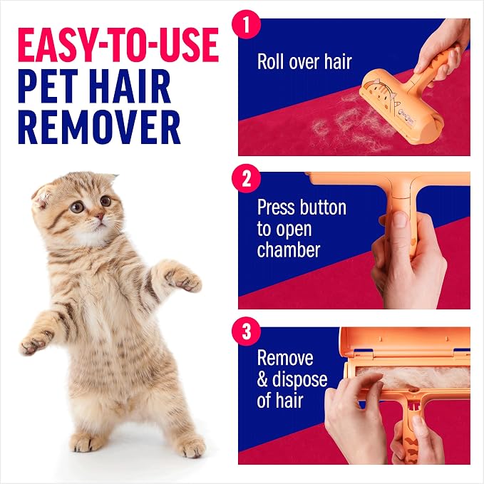 ChomChom Roller Pet Hair Remover – Original Size Reusable Lint Roller - Image 3
