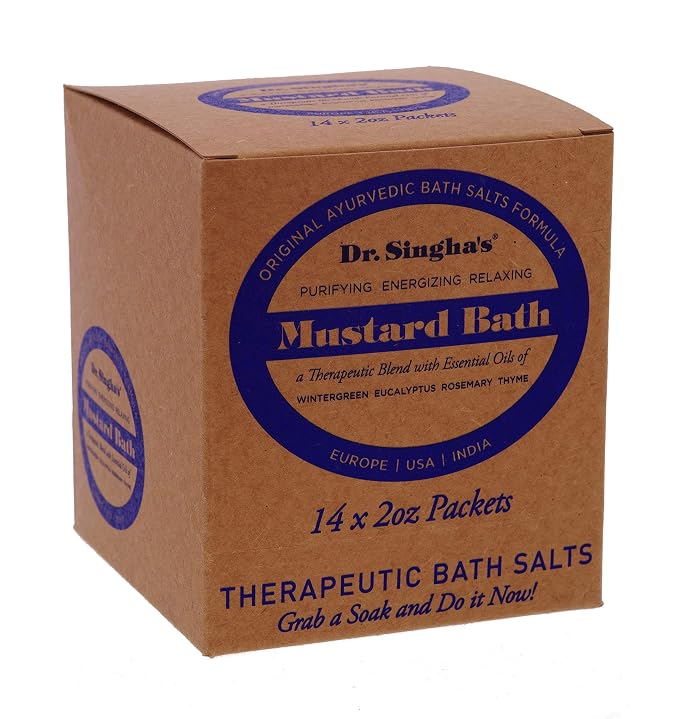 Dr. Singha's Mustard Bath, Therapeutic Bath Salts) - Image 5