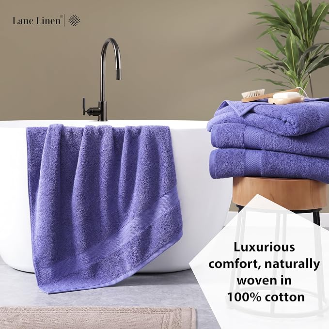 LANE LINEN Bath Towels Set of 4 - Image 4