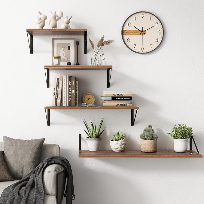 Fun Memories 40 Inch Floating Shelves, 10 Inch Deep Wall Shelf, 40 x 10 - Image 6