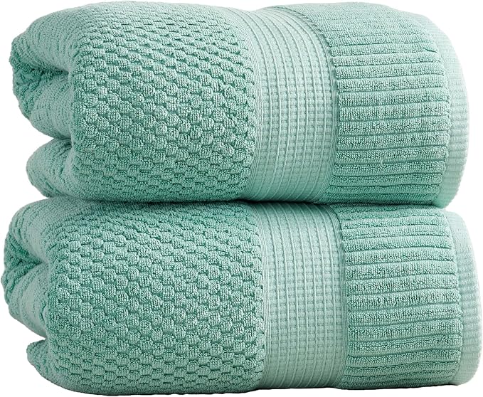 NY Loft 100% Cotton Towel Set| Super Soft & Absorbent Quick-Dry |Textured and by NYLoft