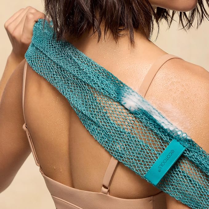 EcoTools Exfoliating Bath Net, Inspired by African Bath Net Sponge, Exfoliates - Image 5
