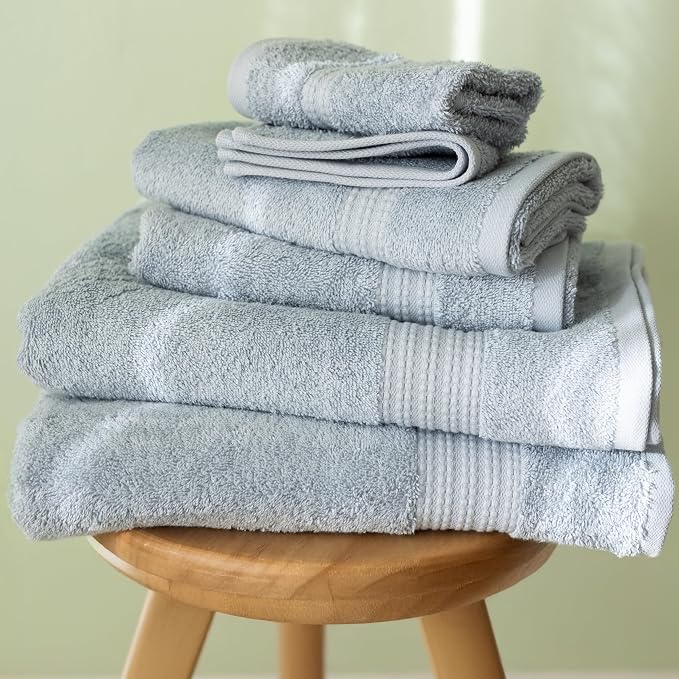 100% Turkish Cotton Towel Set of 6 - Image 7