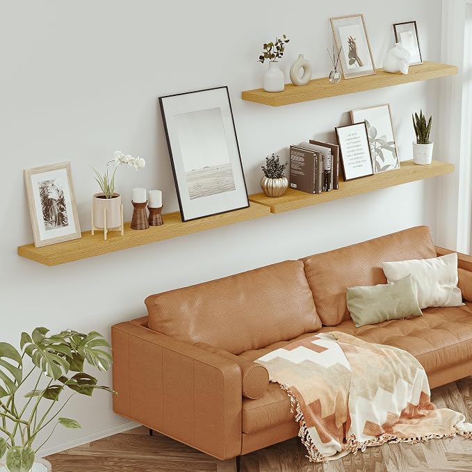 Vivelove 55 inch Long Floating Shelves - Image 6