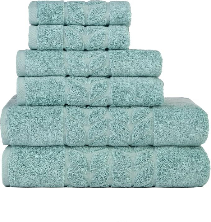 BAGNO MILANO Organic Turkish Cotton Bath Towels, Luxury Jacquard Collection by BagnoMilanoLuxurySoftness