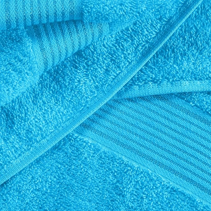 Belizzi Home Cotton 2 Pack Oversized Bath Sheet 35x70, Large Bath Sheet - Image 2