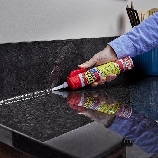 Flex Caulk, Waterproof & Weatherproof Hybrid Polymer Sealant, Baseboards - Image 8