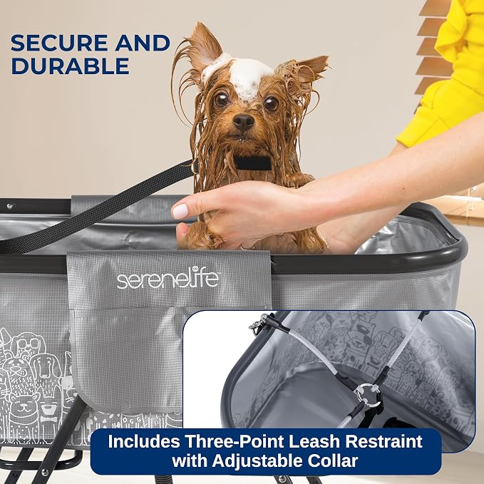 SereneLife Portable Dog Bath Tub - Image 5