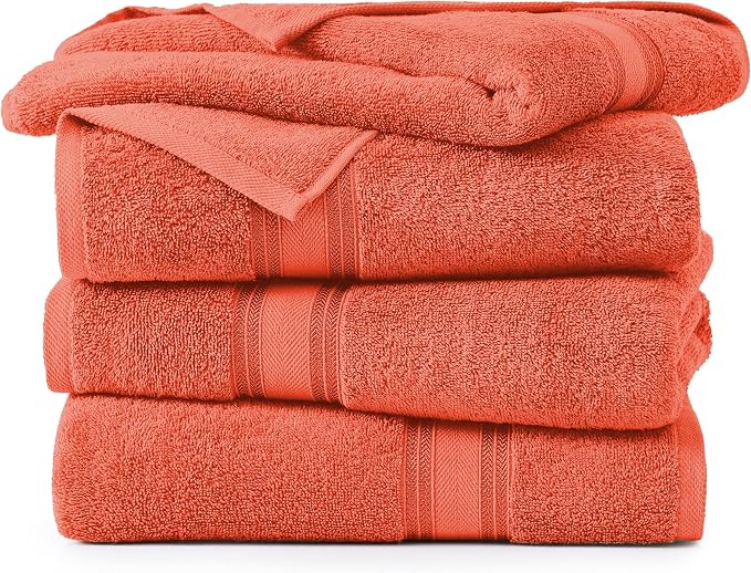 LANE LINEN 100% Cotton Zero Twist, Bath Towels - Image 2