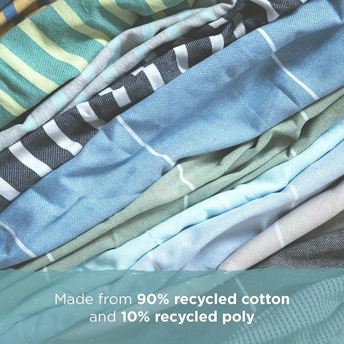 Large Turkish Beach Towel, Classic Mint - Image 4