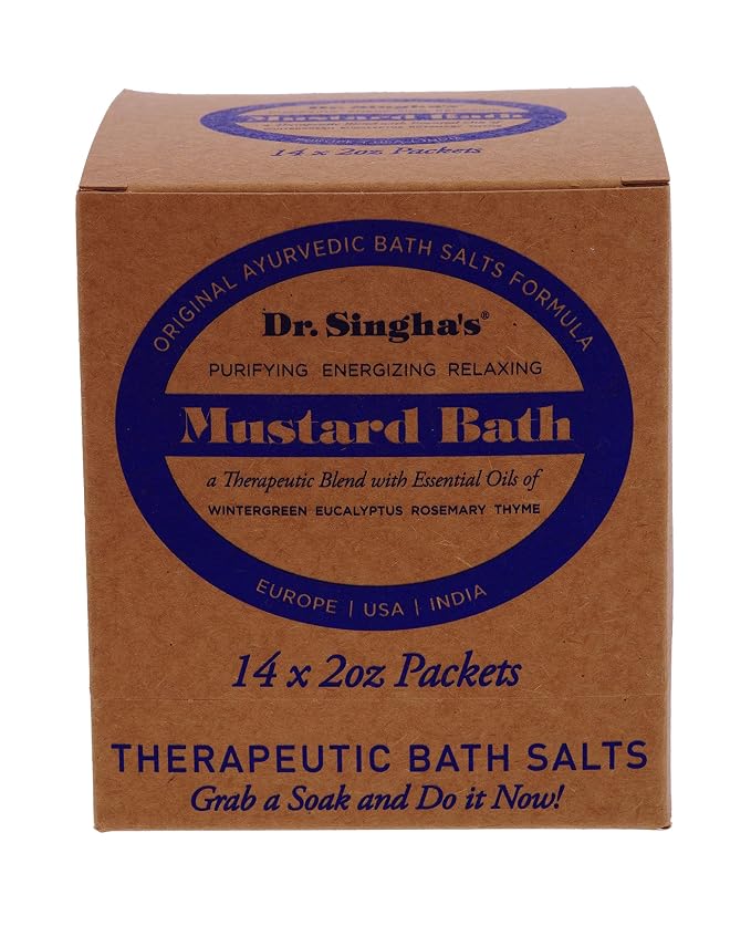 Dr. Singha's Mustard Bath, Therapeutic Bath Salts) - Image 3