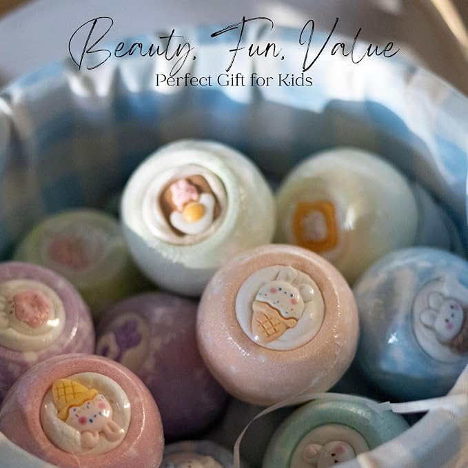 EvolutionUSA 12pc Bloom Bath Bombs - Image 2