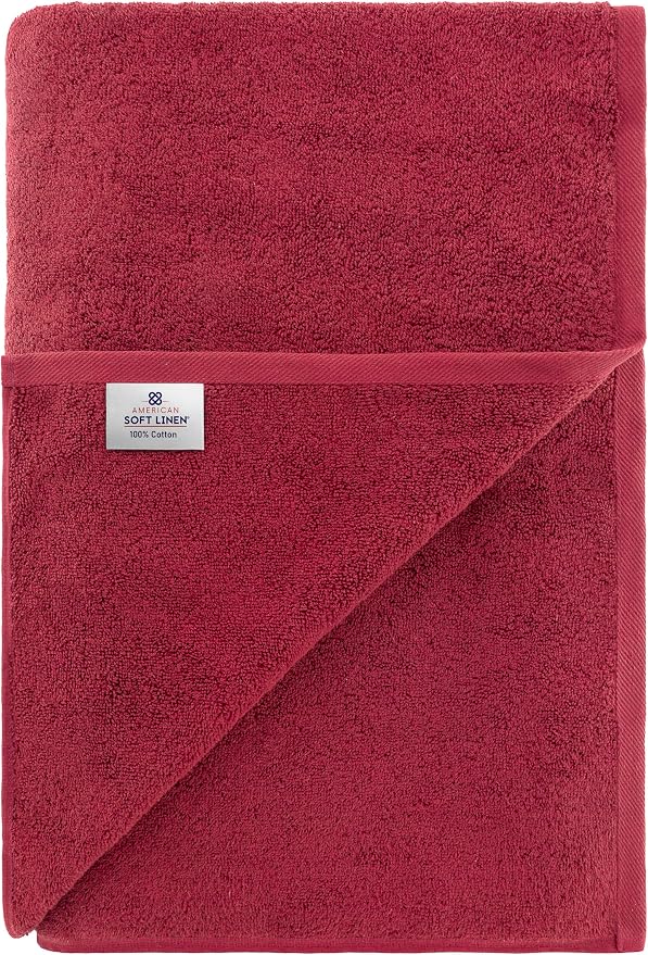 American Soft Linen Oversized Bath Sheet 40x80 Extra Large - Image 6