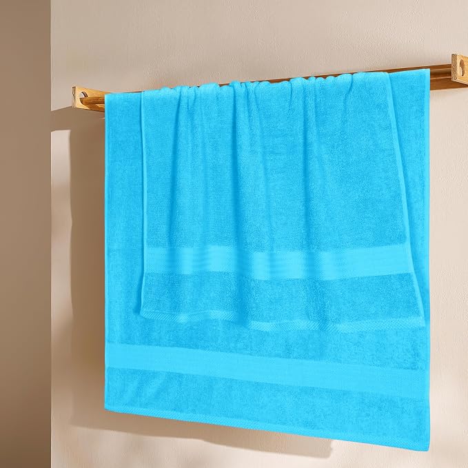 GLAMBURG Premium Cotton 4 Pack Bath Towel Set - Image 3