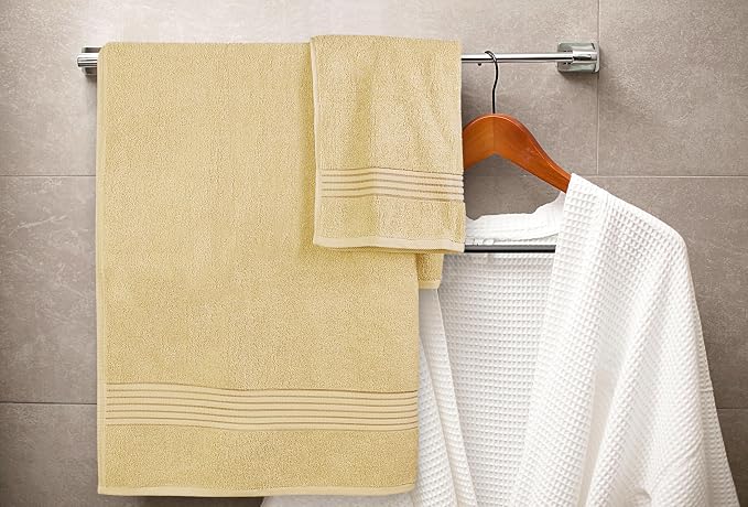 Utopia Towels 8 Piece Premium Towel Set, 2 Bath, 2 Hand, and 4 Washcloths - Image 6