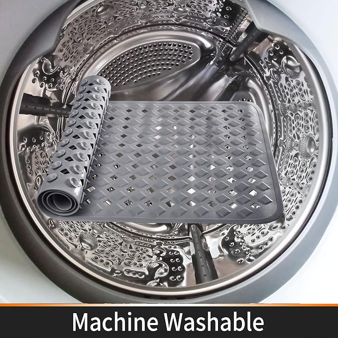 Yimobra Bathtub Mat Non Slip, Super Strong Suction Cups, 27.5"x15.5" Long - Image 7