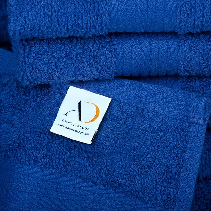 Ample Decor Hand Towel for Bathroom 18 X 28 Inch 600 GSM 100% Cotton, Soft - Image 9