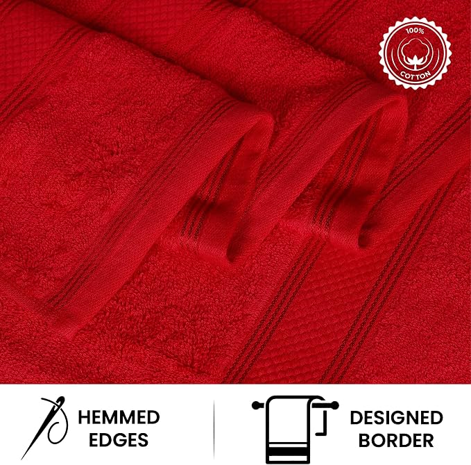 Casa Lino Bath Towel Set of 8 - Image 4