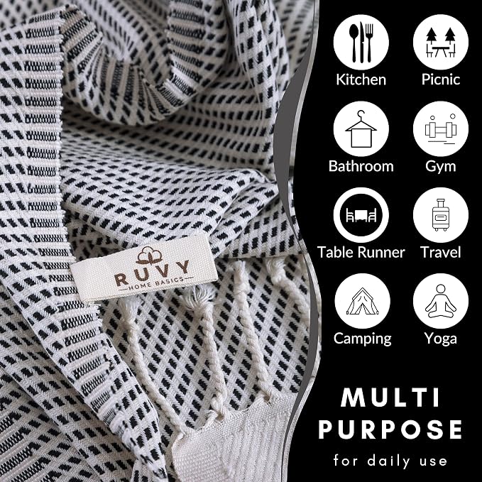 Ruvy Home Basics Turkish Hand Towels - Image 4