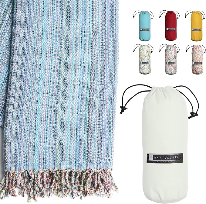 BAY LAUREL Turkish Beach Towel by BayLaurel