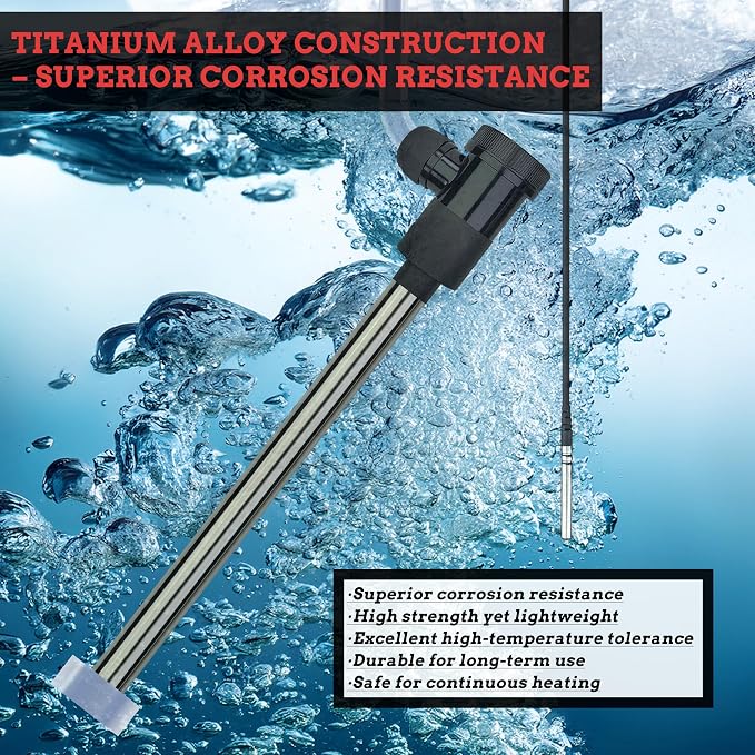 3500W 240V Above-Ground Pool Immersion Water Heater - Image 2