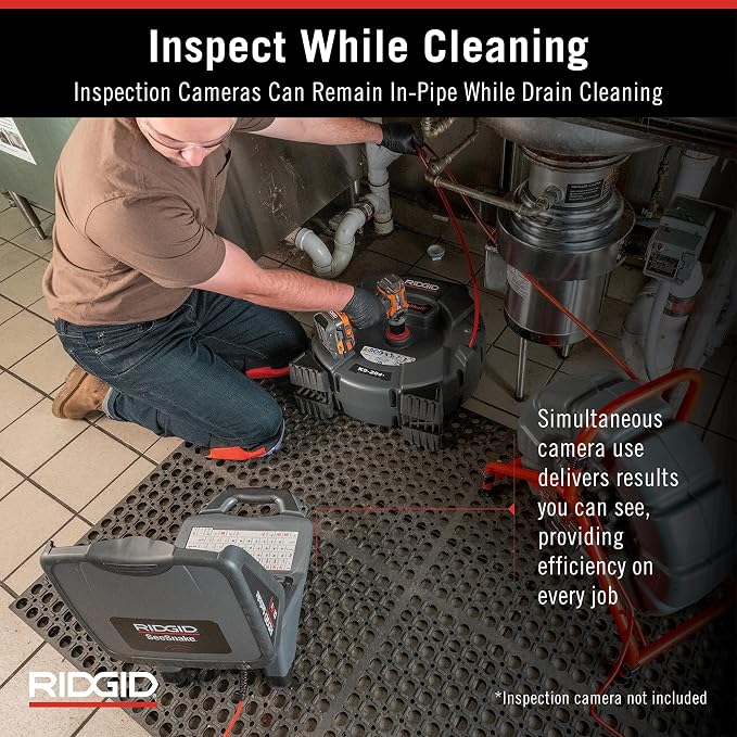 RIDGID 76198 FlexShaft K9-204+ Drain Cleaning Machine - Image 5