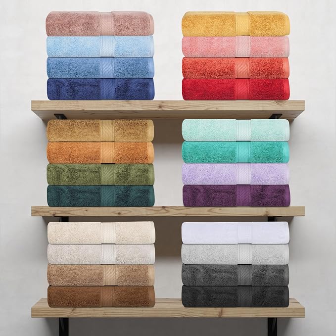 BLUENILEMILLS Madison Egyptian Cotton Towels, Towel Set - Image 8
