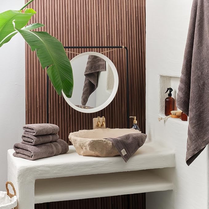 SOFE H&L | Olea Luxury Turkish Cotton Bath Towels Set of 3 : 1 Bath Towel - Image 2