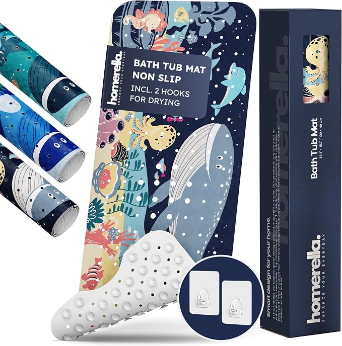 Bath Tub Mat Non Slip Anti Mold by Homerella