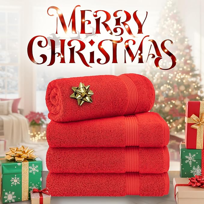 Cotton Paradise 4 Piece Turkish Bath Towels - Image 2