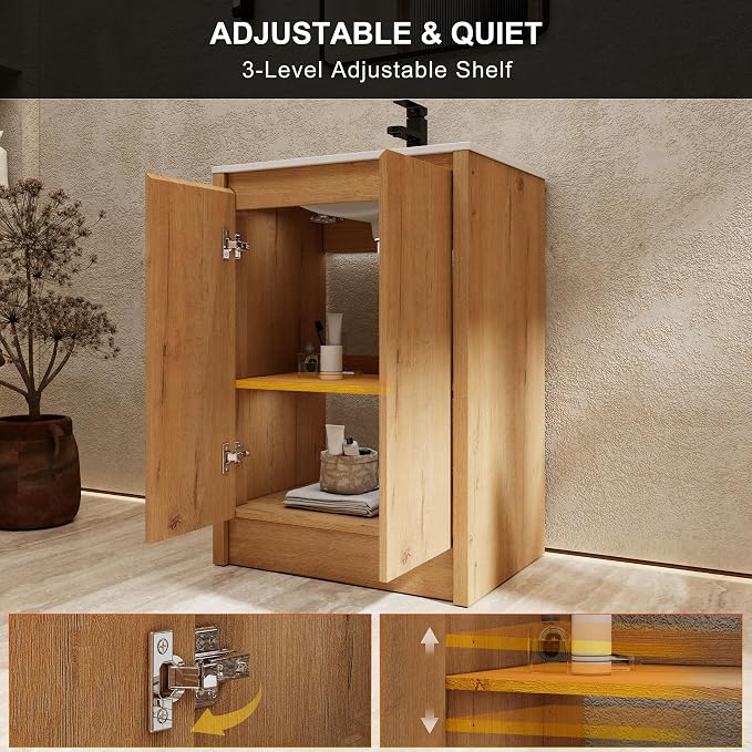 eclife 24" Bathroom Vanities - Image 5
