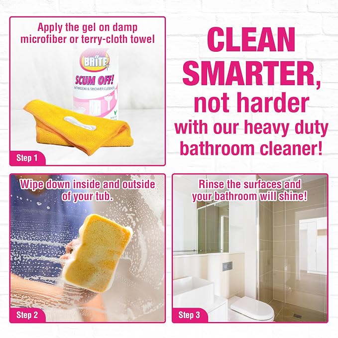 Quick 'n Brite Scum Off Shower Cleaner - Image 7