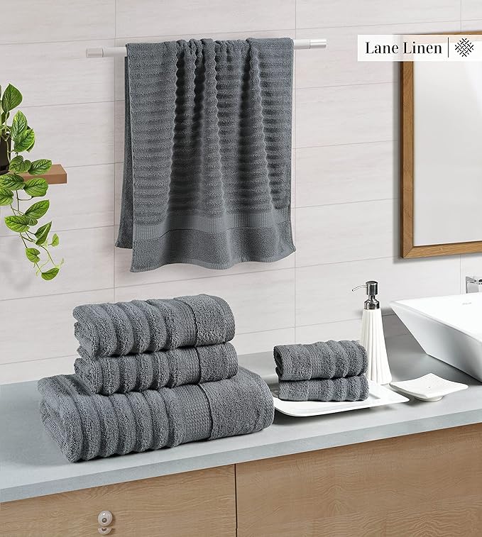 LANE LINEN Bathroom Towels Set - Image 2