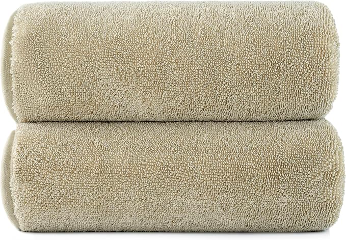 POLYTE Ring Spun Microfiber Oversize Quick Dry Lint Free Bath Towel, 60 x 30 in by Polyte
