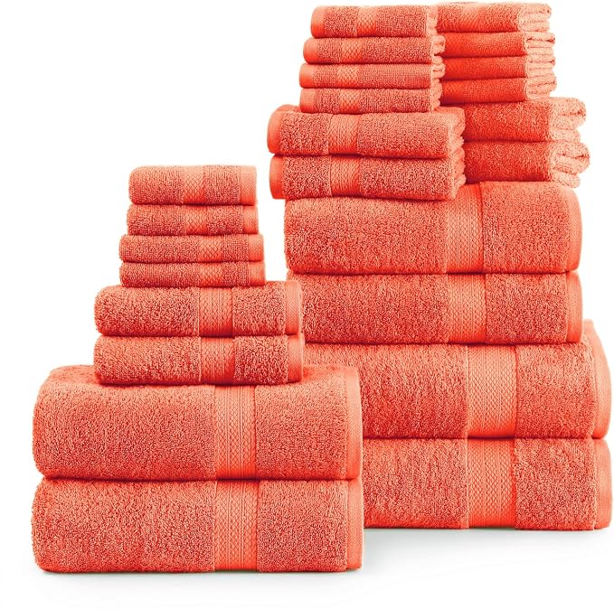 Lane Linen 100% Luxury Cotton Towel Set - Image 2