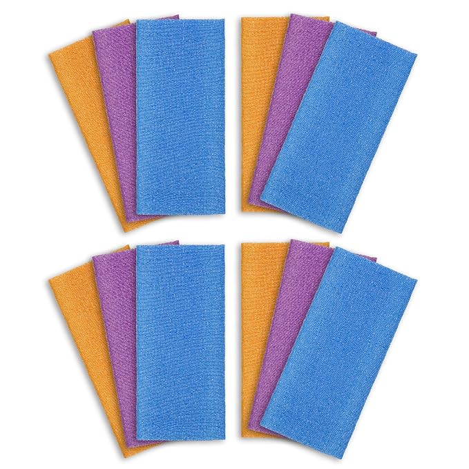 ARCH&M Exfoliating Washcloth 12 Pack Back Scrubber by ARCHM