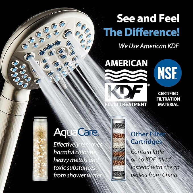 AquaCare 4X High Pressure 10-mode Filter Handheld Shower Head - Image 2