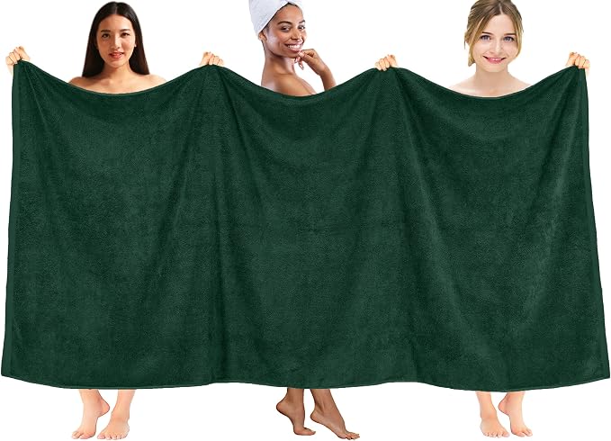 DAN RIVER Pack of 1 Bath Sheet 40x80 Inches, Oversized Bath Towels Extra Large - Image 3