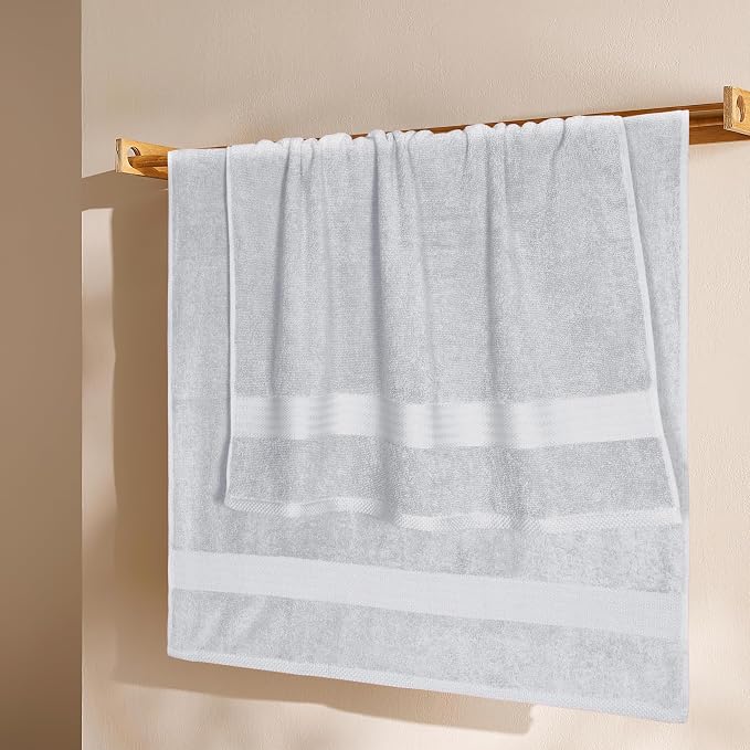 GLAMBURG Premium Cotton 4 Pack Bath Towel Set - Image 3