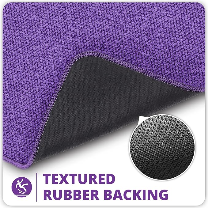 Bath Mat, Ultra Thin Bathroom Rugs, Rubber Bath Mats - Image 4