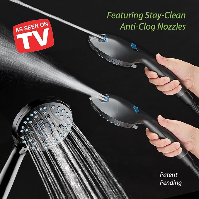 Hotel Spa AquaCare for California As-Seen-On-TV High Pressure Handheld Rain - Image 3