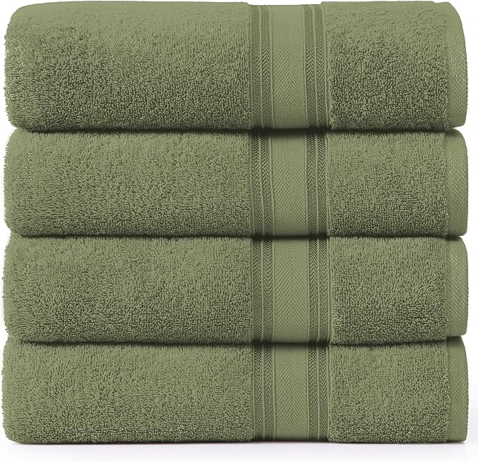 Lane Linen 100% Cotton 4 Pack Bath Towels by LaneLinen