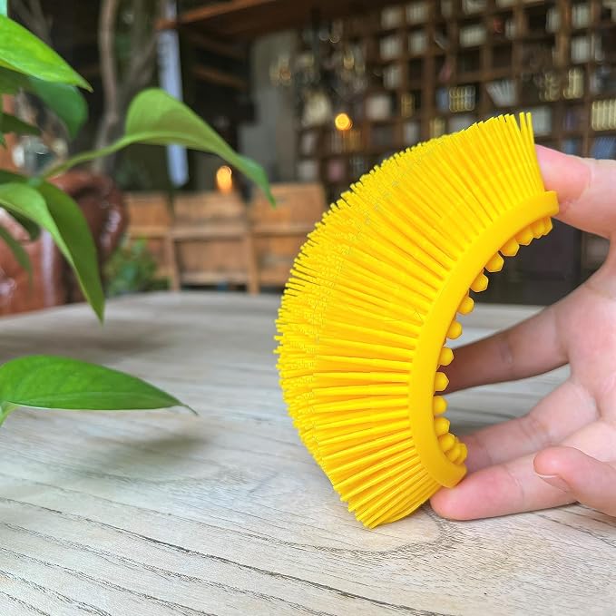 Premium Sensory Brush for Kids or Autism, Soft Silicone Body Scrubber, 2 in 1 - Image 5