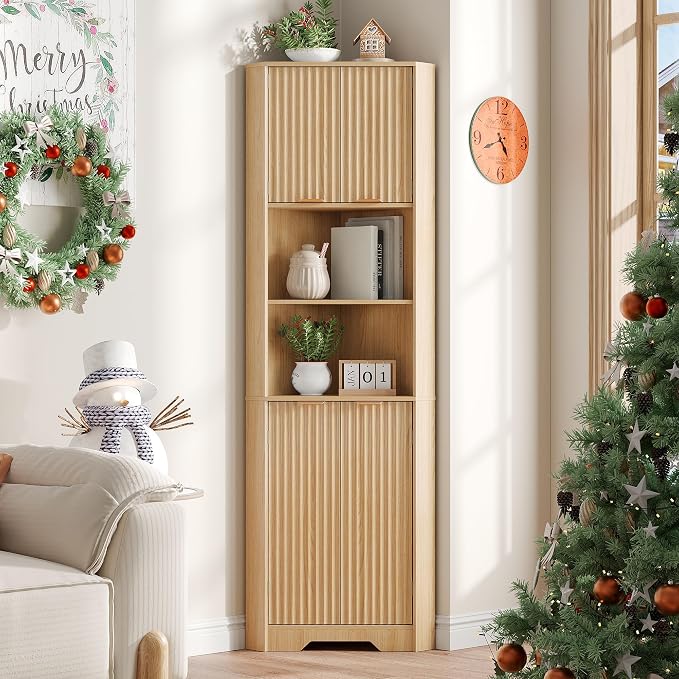Fameill Tall Corner Cabinet by Fameill