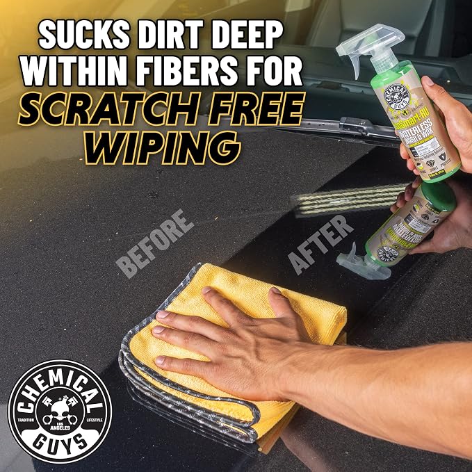 Chemical Guys ‎MIC_507_03 Automotive Microfiber Drying Chamois, 3 Pack - Image 6