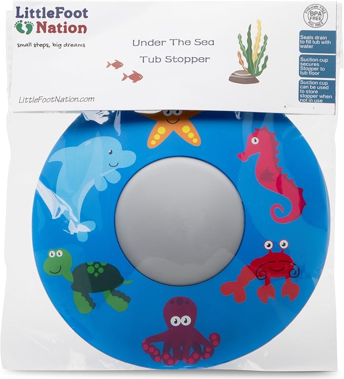 Fun Heavy Duty Bathtub Stopper for Kids, Secure Drain Cover for Bath Tubs - Image 8