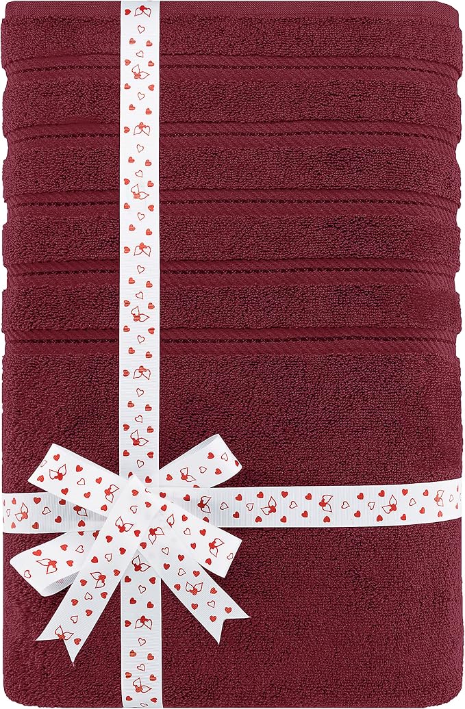 American Soft Linen 35x70 Jumbo Large Bath Towels, 600 GSM 100% Cotton Turkish - Image 4