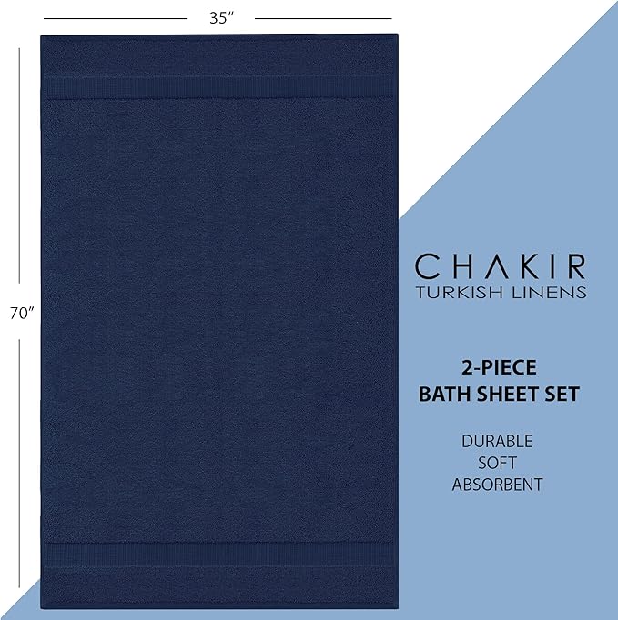 Chakir Turkish Linens, 100% Cotton Premium Quality Turkish Bath Sheets - Image 6