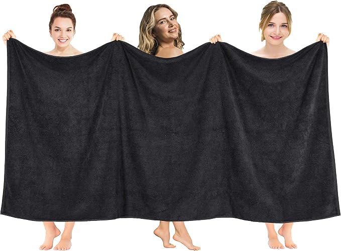 American Soft Linen Oversized Bath Sheet 40x80 Extra Large by AmericanSoftLinen
