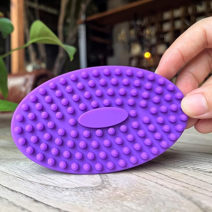 Premium Sensory Brush for Kids or Autism, Soft Silicone Body Scrubber, 2 in 1 - Image 7